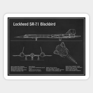 Lockheed SR-71 Blackbird - PD Magnet